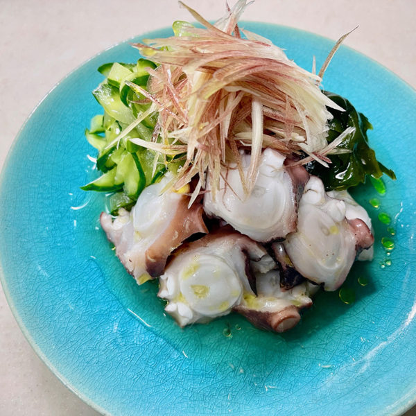【レシピ】蛸と胡瓜の酢の物